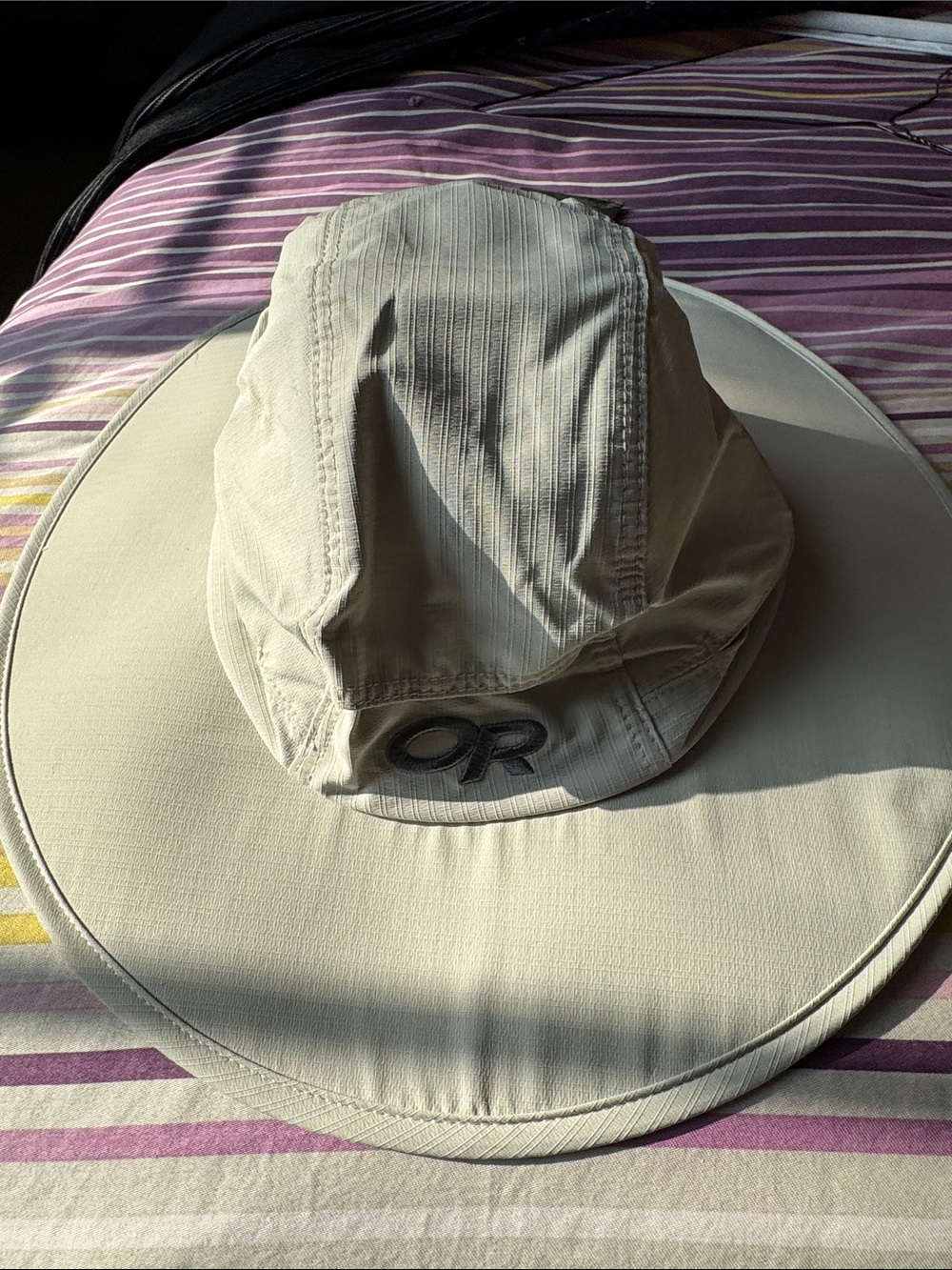 Outdoor Research Wide-Brim Sunbriolet Sun Hat in Sand Color